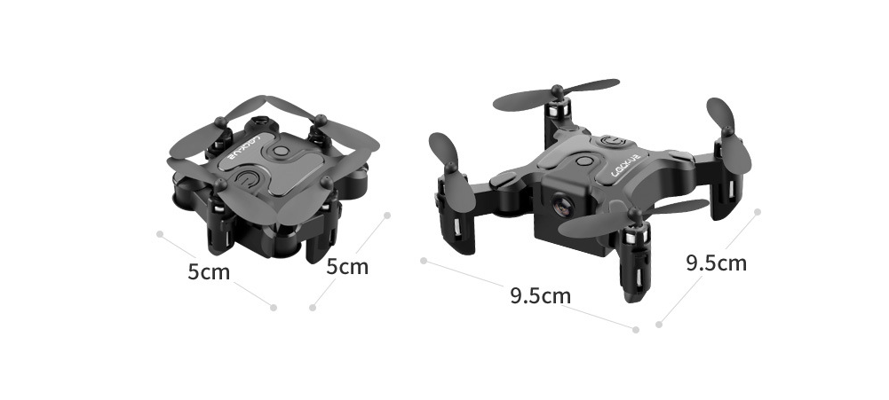 Mini drone pliant